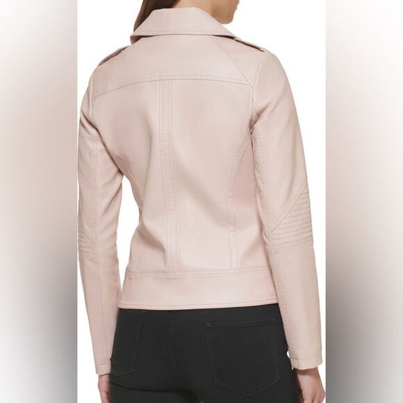 Womens Guess Faux Leather Motorcycle
Jacket size L - Picture 7 of 14